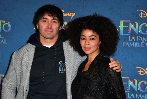 Aurélie Konaté et Lukas Delcourt (Star Academy 3) - Avant-première du film "Encanto" de Disney au Grand Rex à Paris le 19 novembre 2021. © Veeren/Bestimage