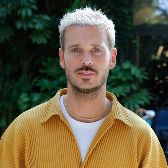 M. Pokora (Matt Pokora) - Les personnalités quittent l'enregistrement de l'émission "Vivement dimanche" au Studio Gabriel à Paris. © Christophe Clovis / Bestimage 