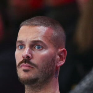 Matt Pokora (M. Pokora) et Tony Parker (Président ASVEL) - People au match de basket "ASVEL vs Boulogne Levallois Metropolitans" lors de la première demi-finale de Leaders Cup à la "Disney Events Arena" de Marne-la-Vallée, le 15 février 2020. © Gwendoline Le Goff / Panoramic / Bestimage 