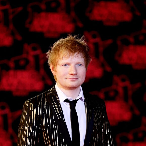 Ed Sheeran lors de la 23ème édition des NRJ Music Awards 2021 au Palais des Festivals de Cannes, le 20 novembre 2021. © Dominique Jacovides/Bestimage 