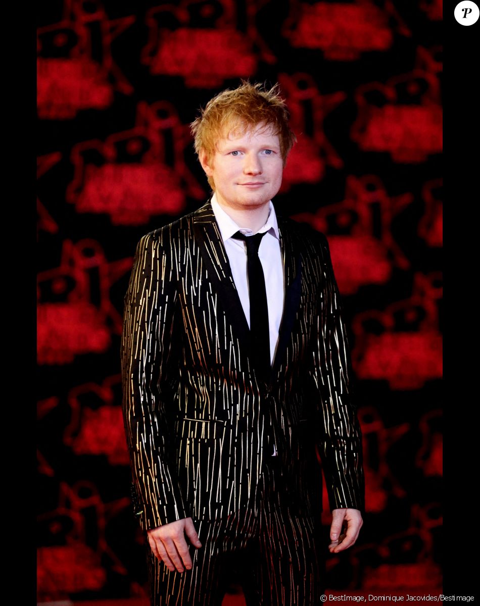 Ed Sheeran lors de la 23ème édition des NRJ Music Awards 2021 au Palais des Festivals de Cannes, le 20 novembre 2021. © Dominique Jacovides/Bestimage