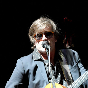 Thomas Dutronc sur scène lors du festival "Jazz Nice", le 13 juillet 2021. © Bruno Bebert/Bestimage  Thomas Dutronc on stage during the "Jazz Nice" festival, July 13, 2021. 