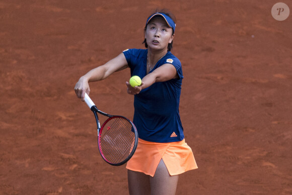 Shuai Peng lors du tournoi de tennis Mutua Madrid au Caja Magica à Madrid, Espagne. © Alterphotos/Panoramic/Bestimage