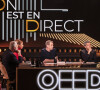 Exclusif - Laurent Ruquier, Léa Salamé, Garou, Michel Cymes, Yannick Jadot sur le plateau de l'émission On Est En Direct (OEED) du samedi 20 novembre 2021 sur France 2