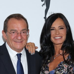 Jean-Pierre Pernaut et sa femme Nathalie Marquay - Gala de charité au profit de l'association "Les Bonnes fées" à l'hôtel d'Evreux, Place Vendôme à Paris, le 20 mars 2017. © CVS/Bestimage