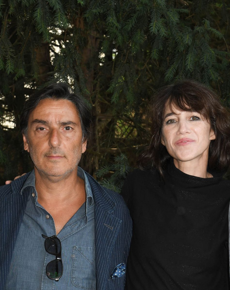Yvan Attal, sa compagne Charlotte Gainsbourg et leur fils Ben Attal lors de la 12ème édition du festival du Film Francophone d'Angoulême, France, le 20 août 2019. © Coadic Guirec/Bestimage