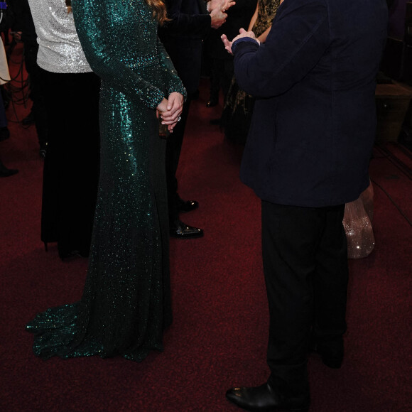 Le prince William, duc de Cambridge, et Kate Catherine Middleton, duchesse de Cambridge, au "Royal Variety Performance 2021" au Royal Albert Hall à Londres. Le 18 novembre 2021