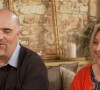 Franck et Cécile lors du bilan de "L'amour est dans le pré 2021" du 22 novembre, sur M6
