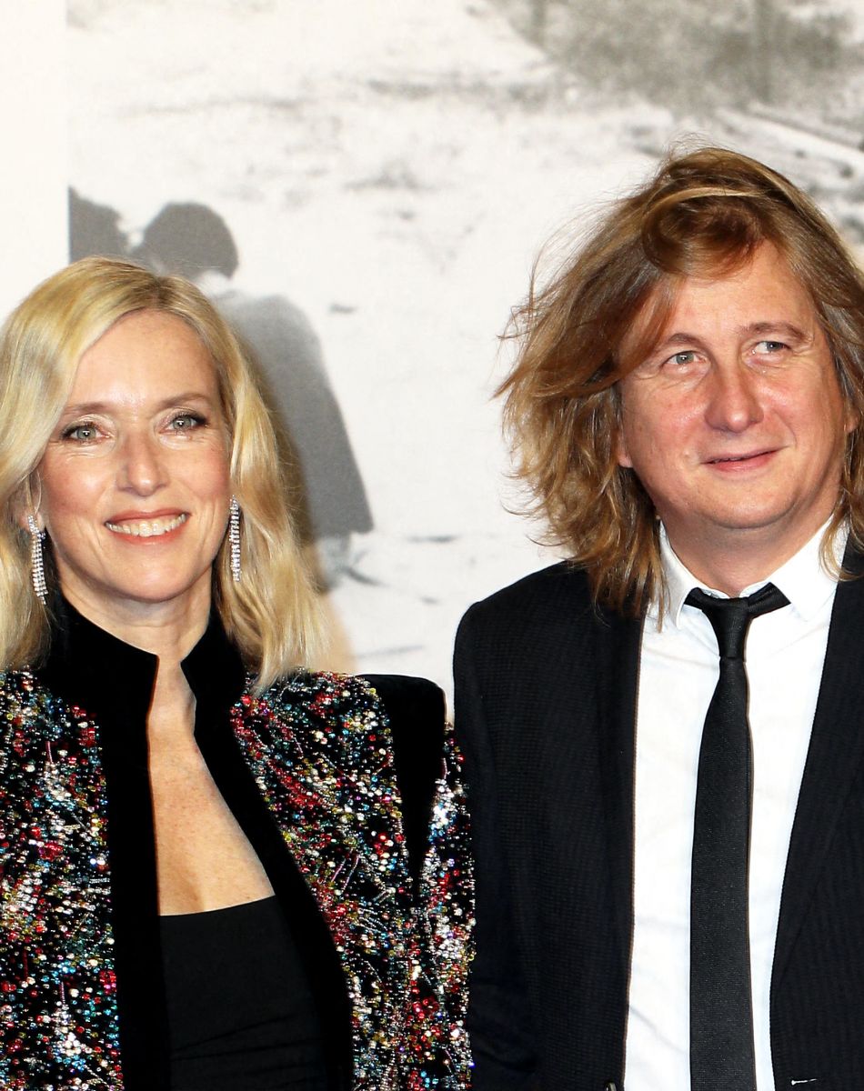 Léa Drucker et son compagnon Julien Rambaldi - Cérémonie d'ouverture du Festival Lumière à Lyon, le 9 octobre 2021. © Dominique Jacovides / Bestimage