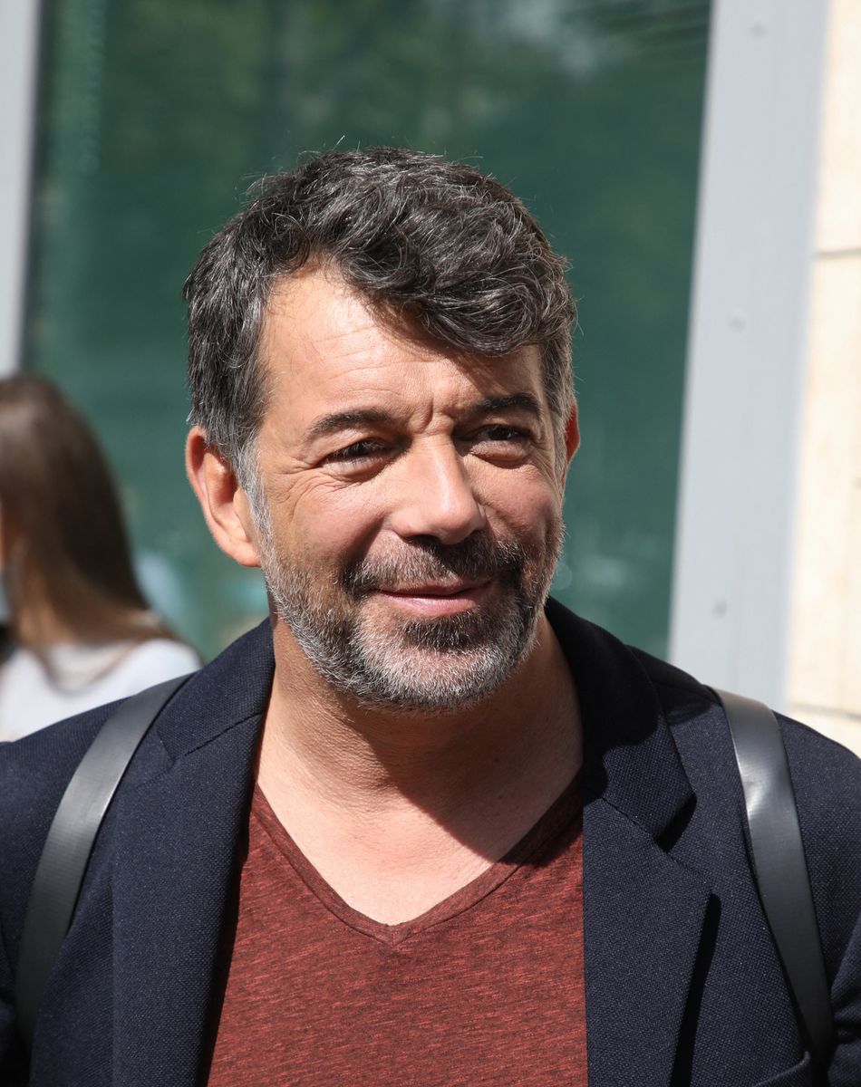 Exclusif - Stéphane Plaza à la sortie des studios RTL à Neuilly-sur-Seine le 21 septembre 2020.