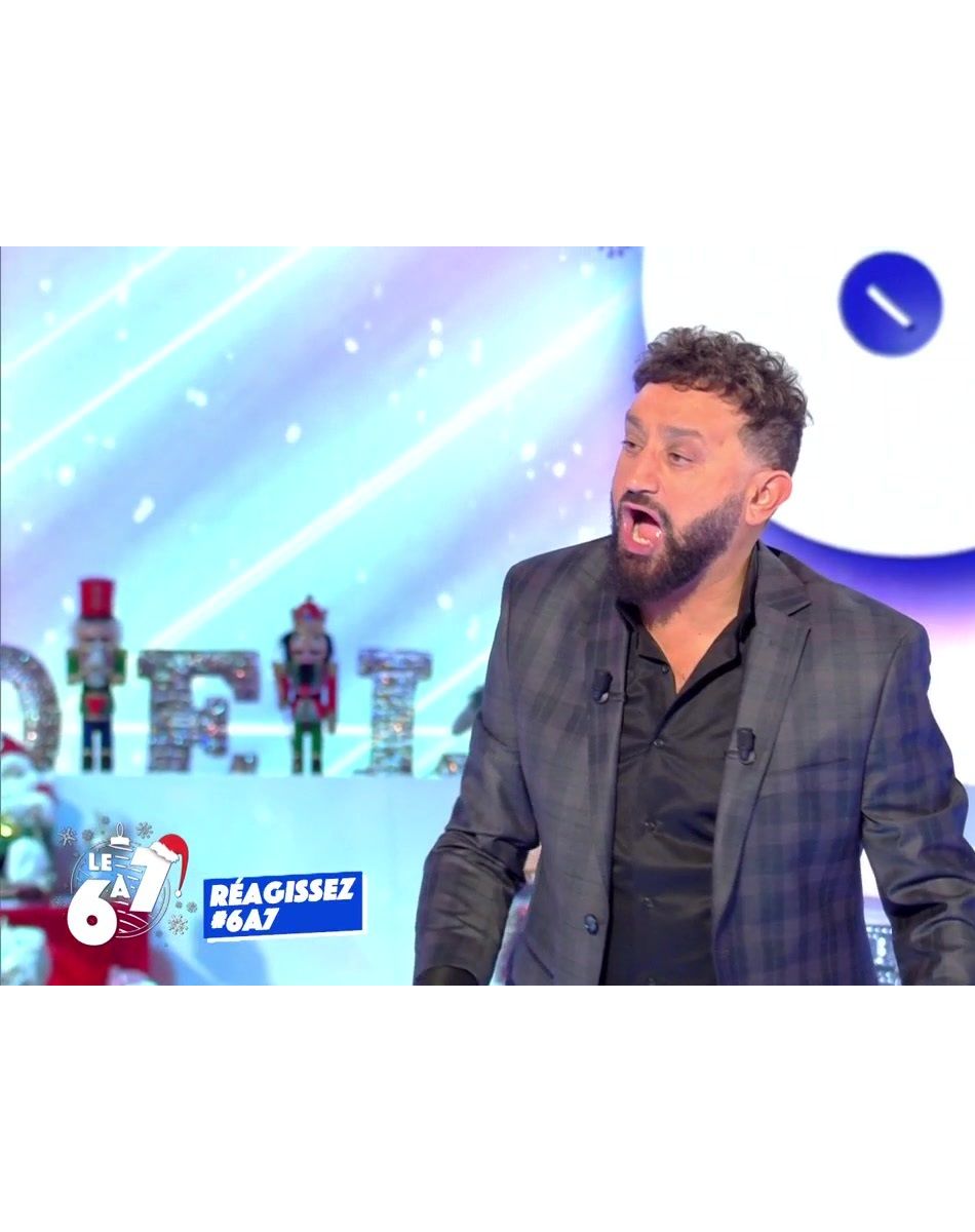Cyril Hanouna choqué par le bisou entre Valérie Benaim et Delphine Wespiser.