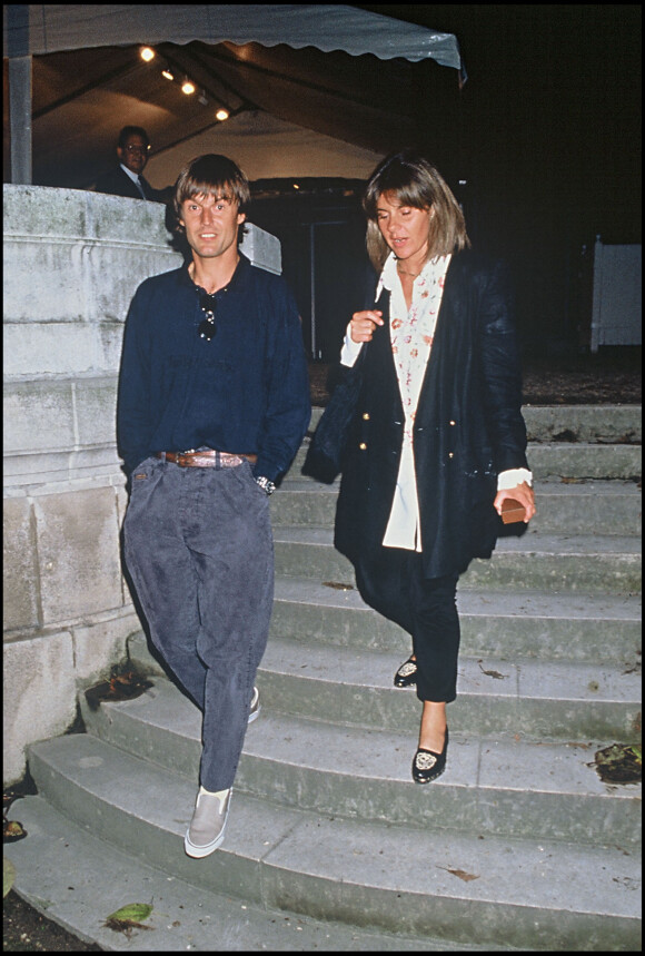 Nicolas Hulot et Dominique Cantien en 1990