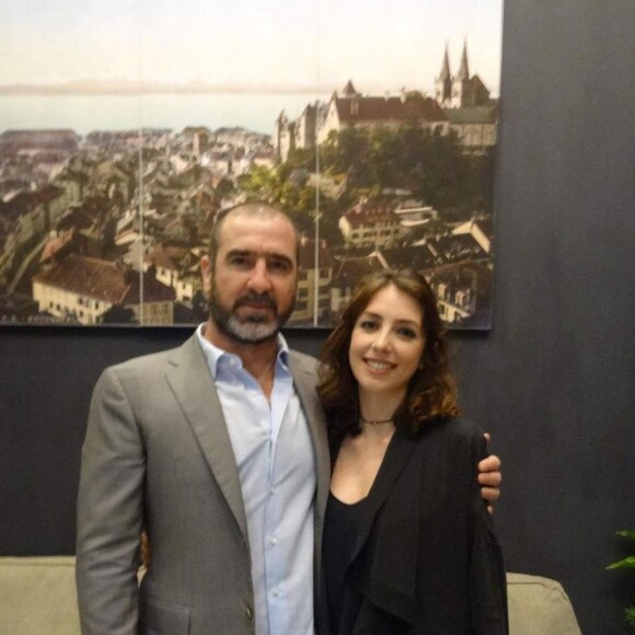 Eric Cantona et sa fille Joséphine sur Instagram. Le 4 mars 2020.