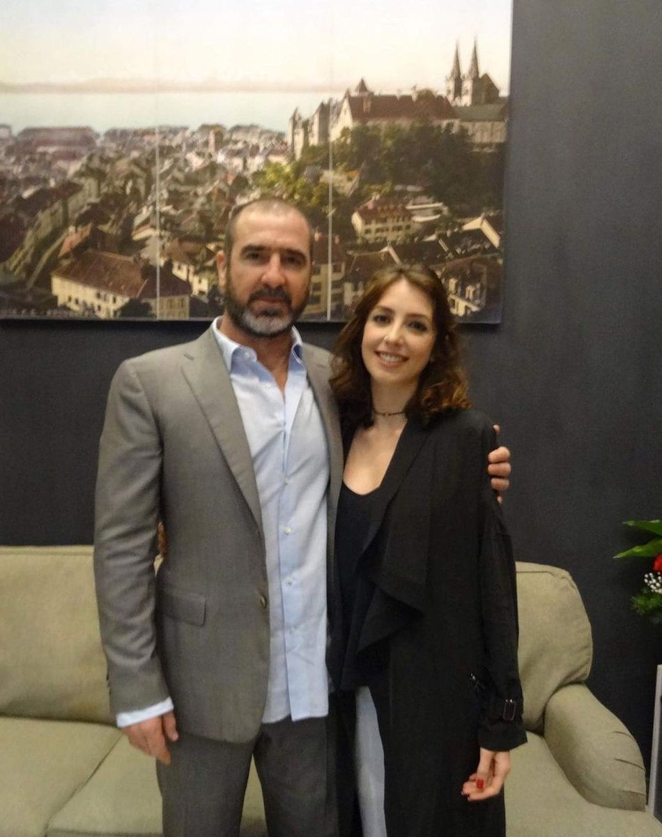 Eric Cantona et sa fille Joséphine sur Instagram. Le 4 mars 2020.