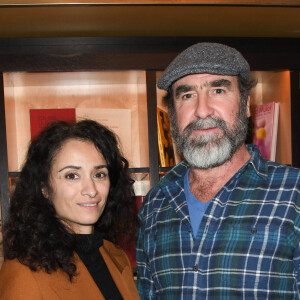 Rachida Brakni et Eric Cantona - Conférence de presse de la série "Le voyageur: La permission de minuit" au restaurant Les Editeurs à Paris. Le 25 février 2020. © Coadic Guirec/bestimage