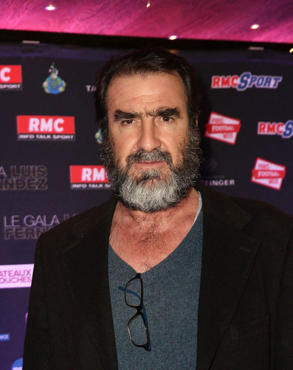 Eric Cantona - Soirée de gala en l'honneur de Luis Fernandez sur les Bateaux Mouches à Paris, le 17 mars 2016. © Cyril Moreau/Bestimage