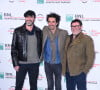 Eric Cantona, Laurent Laffague et Sergi Lopez - Festival du film de Rome, photocall du film "Mad Kings" le 19 octobre 2015.
