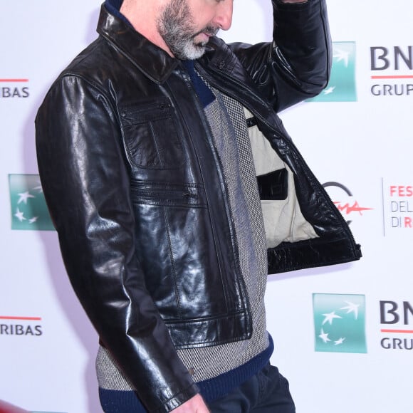 Eric Cantona - Festival du film de Rome, photocall du film "Mad Kings" le 19 octobre 2015.