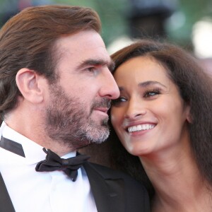 Eric Cantona et Rachida Brakni au Festival de Cannes en 2009.