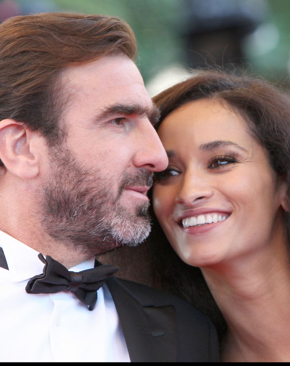 Eric Cantona et Rachida Brakni au Festival de Cannes en 2009.