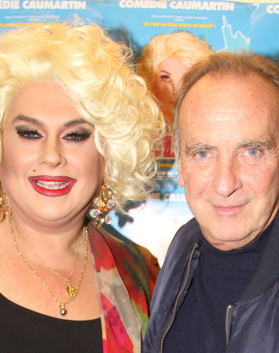 Zize et Yves Lecoq - Générale du spectacle de Thierry Wilson, "Zize dans la famille Mamma Mia" au théâtre Comédie-Caumartin à Paris, le 23 octobre 2017. © Philippe Baldini/Bestimage