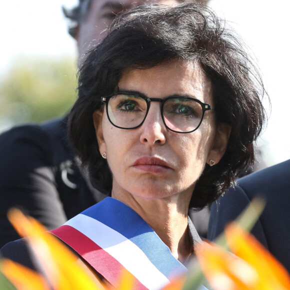 Rachida Dati - La maire de Paris inaugure la promenade Edouard Glissant, à Paris, France, le 21 septembre 2021. © Stéphane Lemouton/Bestimage 