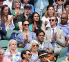 Première sortie officielle de Pippa Middleton, depuis la naissance de sa fille Grace, lors du tournoi de tennis de Wimbledon, le 9 juillet 2021. Elle était accompagnée de son mari James Matthews.