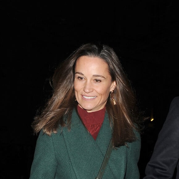 Pippa Middleton et son mari James Matthews se rendent à l'église St-Luke à Londres, le 4 décembre 2019.