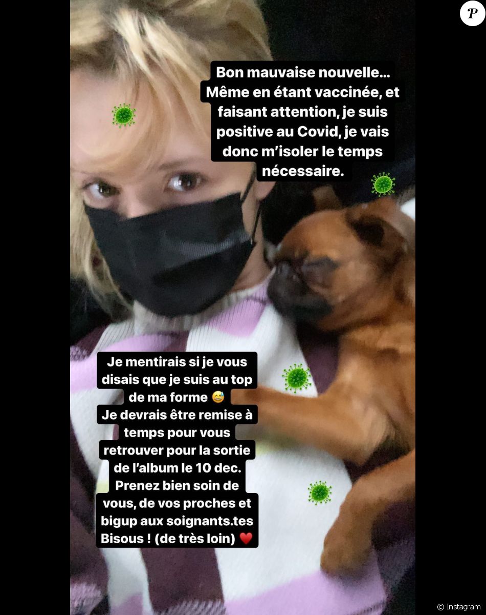 Angèle explique qu'elle est positive à la Covid-19.