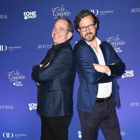 Exclusif - Garou (maître de cérémonie) et Alexandre Meunier - Premier dîner caritatif de la Fondation One Drop au Pavillon Dauphine à Paris le 19 novembre 2021. © Coadic Guirec/Bestimage