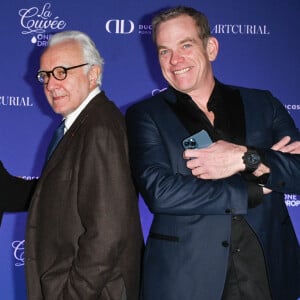 Exclusif - Alain Ducasse et Garou (maître de cérémonie) - Premier dîner caritatif de la Fondation One Drop au Pavillon Dauphine à Paris le 19 novembre 2021. © Coadic Guirec/Bestimage