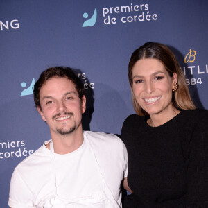 Exclusif - Juan Arbelaez et Laury Thilleman - Dîner de charité Breitling pour l'association "Premiers de cordée" à la Samaritaine à Paris le 8 octobre 2021. © Rachid Bellak / Bestimage 