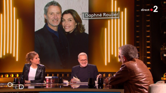 Antoine de Caunes évoque avec tendresse sa femme Daphné Roulier, à qui il est marié depuis quatorze ans, dans l'émission "On est en direct".