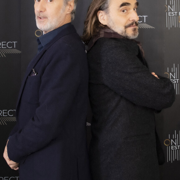 Exclusif - Antoine De Caunes, Stephan Eicher en backstage de l'émission On Est En Direct (OEED) du samedi 27/11/2021, présentée par L.Salamé et L.Ruquier à Paris, France, le 27 novembre 2021. © Jack Tribeca/Bestimage 