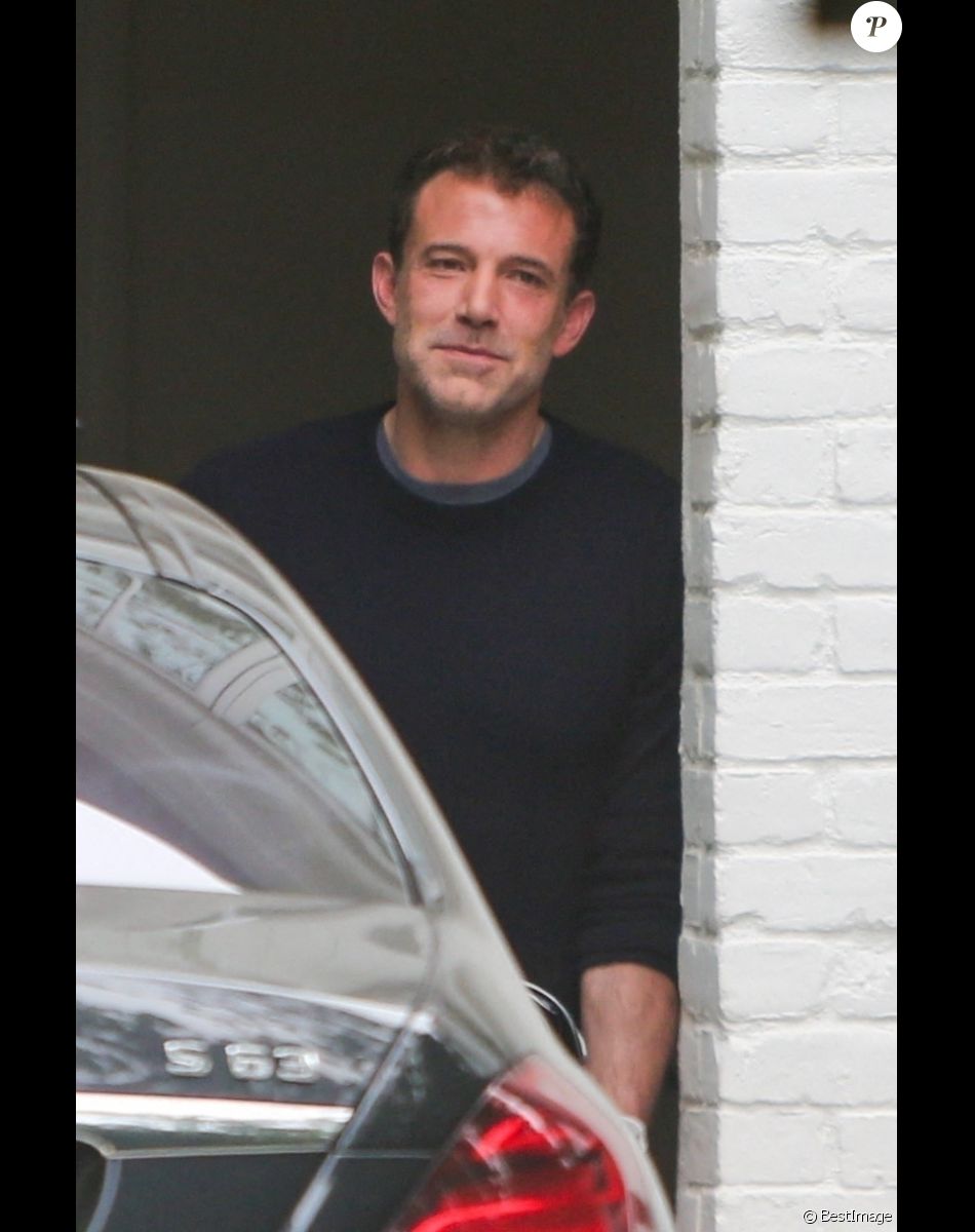 Ben Affleck à son domicile situé à Los Angeles, le 7 novembre 2021.