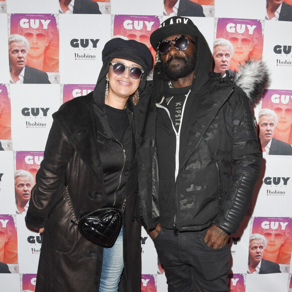 Lââm et son mari Robert Suber - Projection du film "Guy" suivie du concert exceptionnel d'Alex Lutz à Bobino, à Paris, le 4 décembre 2018. © Coadic Guirec/Bestimage 