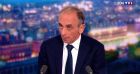 Intervention d'Eric Zemmour sur le plateau de TF1 pour le journal télévisé de 20h, le soir-même de sa déclaration officielle de candidature pour les présidentielles 2022