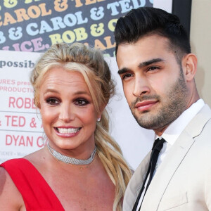 Britney Spears, Sam Asghari - Les célébrités assistent à la première de "Once Upon a Time in Hollywood" à Hollywood, le 22 juillet 2019. 