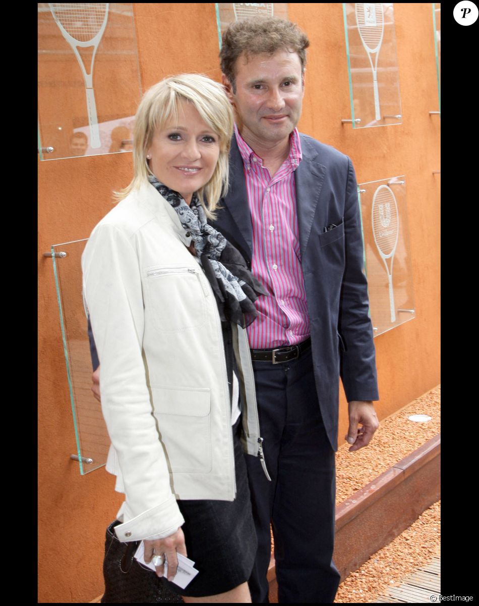 Pierre Sled et Sophie Davant - Roland Garros 2008