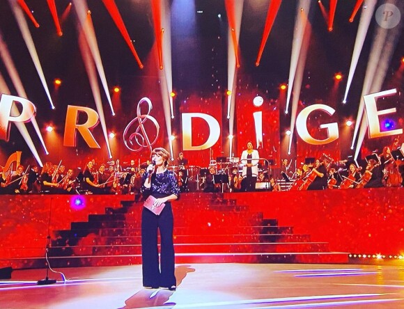 Faustine Bollaert sur le plateau de "Prodiges'