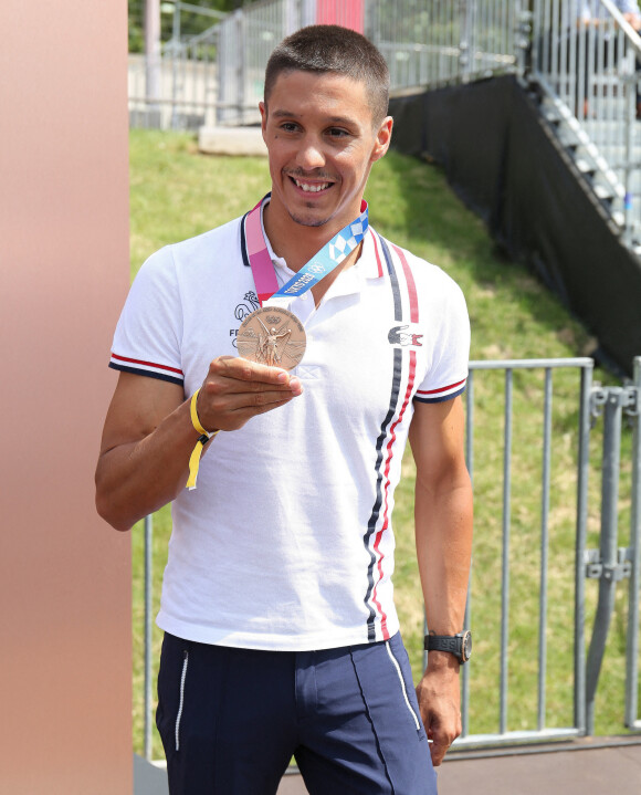 Vincent Luis Triathlon relai mixte, Médaille de bronze - Live des Jeux Olympiques de Tokyo 2020 le 3 août 2021. © Panoramic / Bestimage