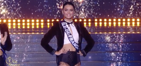 Miss Île-de-France 2021: Diane Leyre, 24 ans, 1,77 m, agent immobilier. Election Miss France 2022 sur TF1, le 11 décembre 2021.