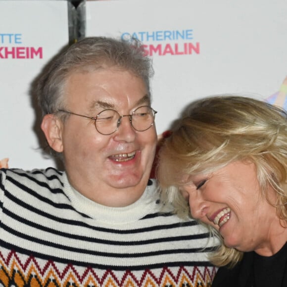 Dominique Besnehard et Charlotte de Turckheim - Avant-première du film "Mince Alors 2 La rechute" au cinéma UGC Ciné Cité Les Halles à Paris le 9 décembre 2021. © Coadic Guirec/Bestimage