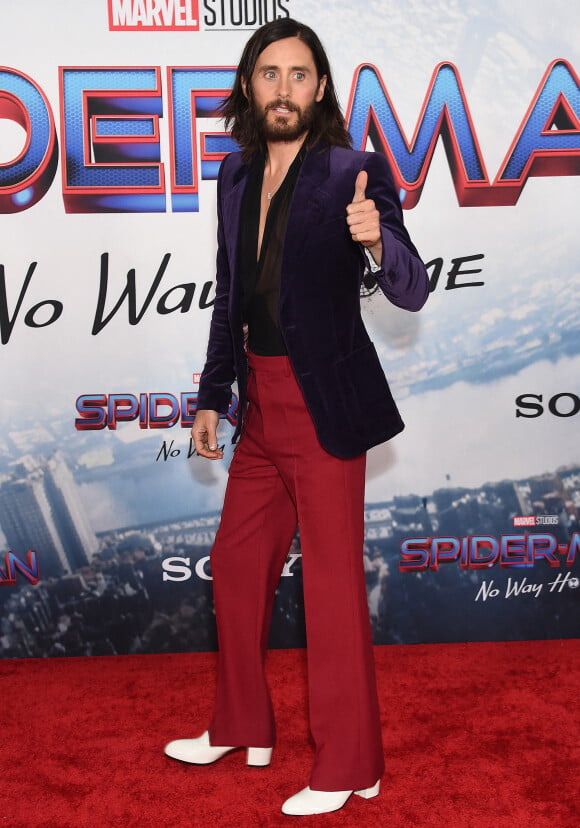 Jared Leto à l'avant-première du film "Spider-Man: No Way Home" aux Regency Village and Bruin Theatres. Los Angeles, le 13 décembre 2021.