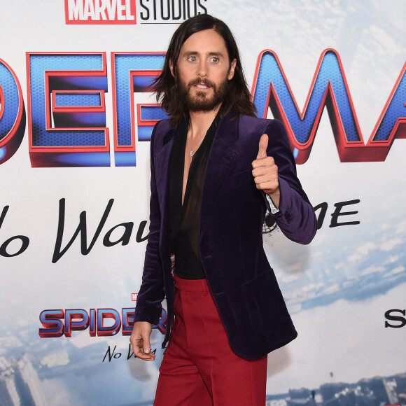 Jared Leto à l'avant-première du film "Spider-Man: No Way Home" aux Regency Village and Bruin Theatres. Los Angeles, le 13 décembre 2021.