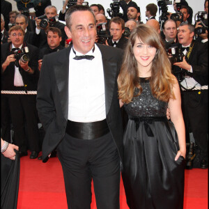 Thierry Ardisson et sa fille Ninon au Festival de Cannes en 2009.