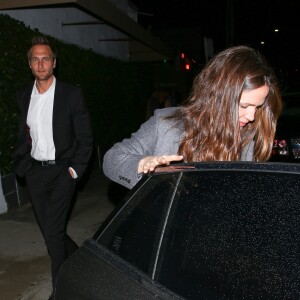 Exclusif - Jennifer Garner et John Miller sont allés diner en amoureux au restaurant Giorgio Baldi à Santa Monica, le 27 février 2019