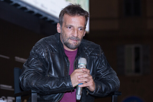 Mathieu Kassovitz participe au festival "Il Cinema in Piazza" à Rome le 28 juillet 2019.