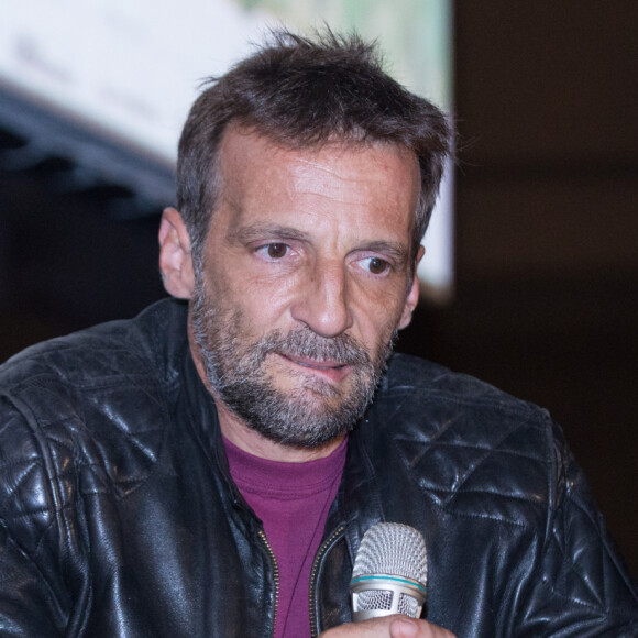 Mathieu Kassovitz participe au festival "Il Cinema in Piazza" à Rome le 28 juillet 2019.