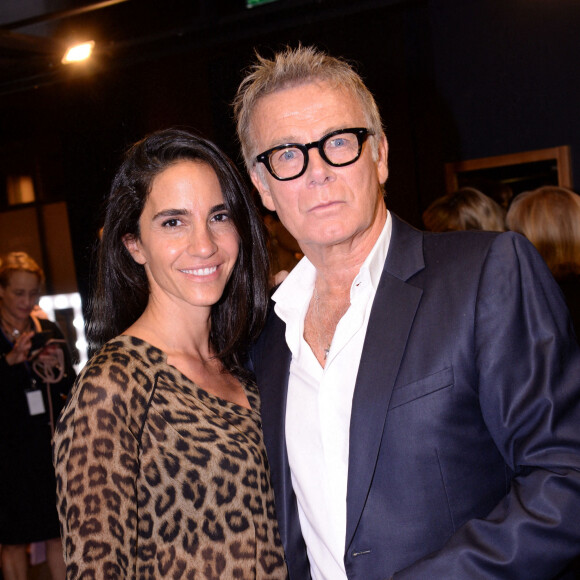 Exclusif - Franck Dubosc et sa femme Danièle - Cérémonie de la première édition "Les Coups de Coeur DAPAT" au théâtre Marigny à Paris. © Rachid Bellak/Bestimage